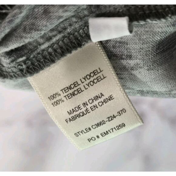 Anthropologie Pants Womens Medium Gray High Jogger Tencel Leopard Cloth Stone - Picture 9 of 11